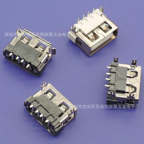 USB短体全贴无边带柱连接器 紧凑设计的理想之选